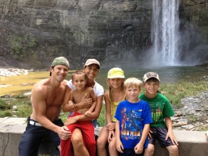 We hiked to waterfalls. Ithaca is one of the prettiest places I've seen in the country.